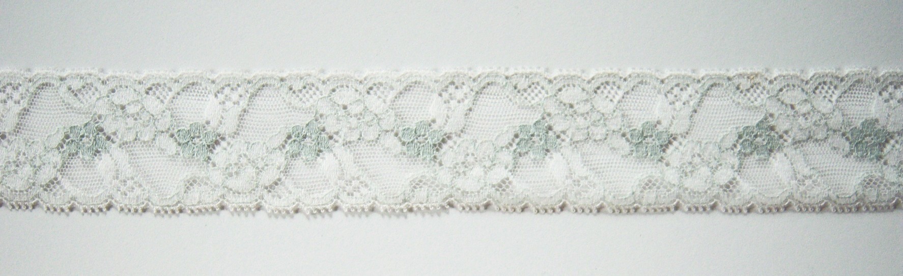 White/Oyster 1 5/8" Nylon Lace