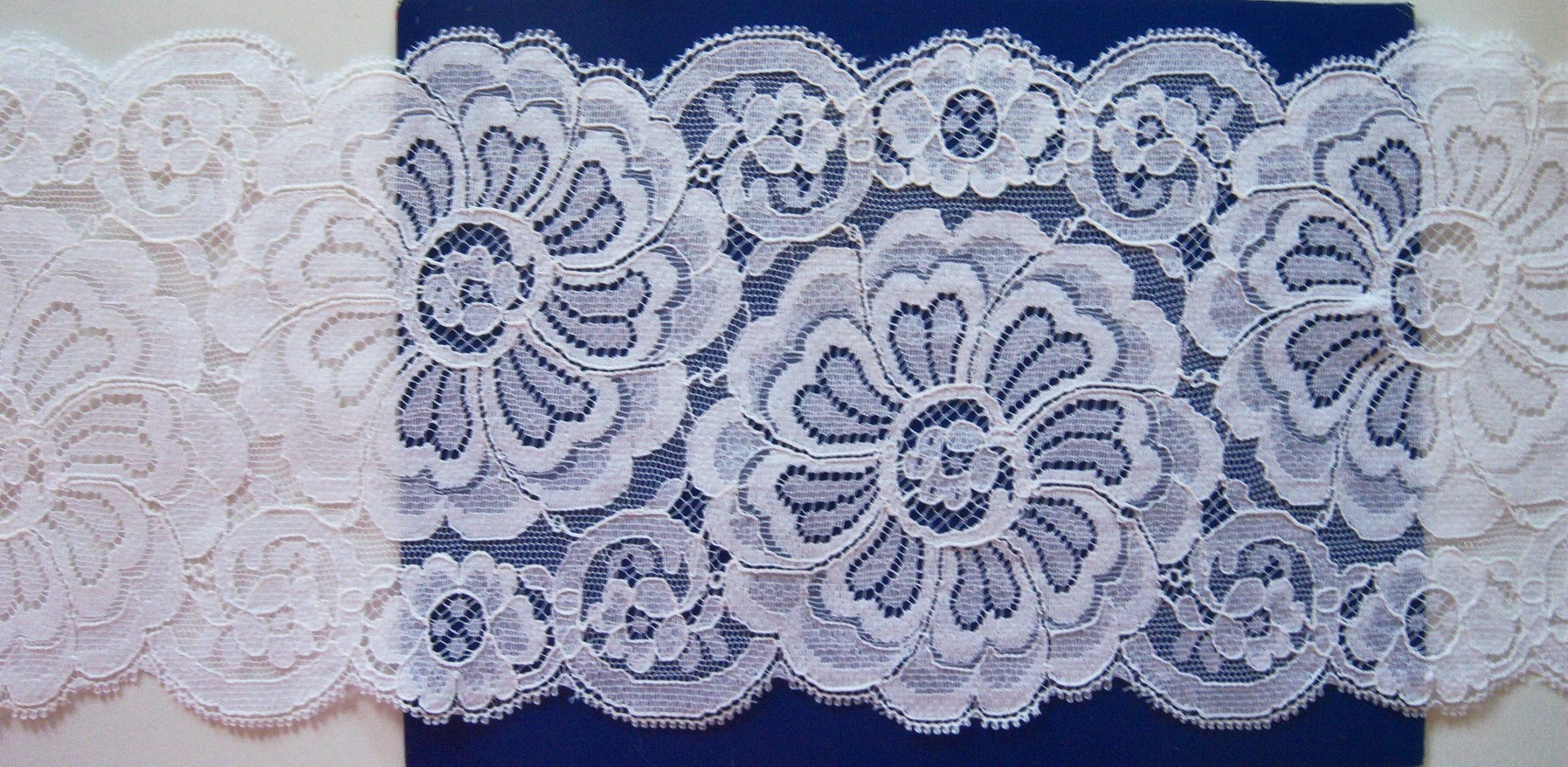 White #200/1144 Nylon 5 1/4" Lace