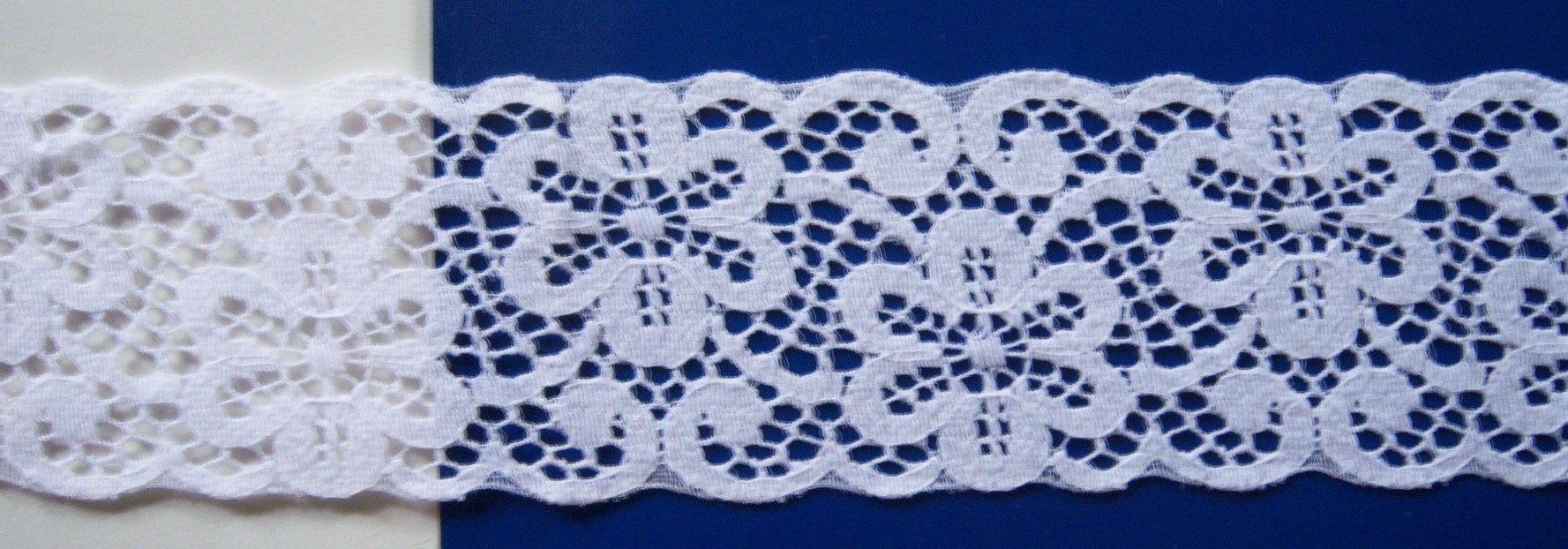 White #1144 Nylon 2 1/2" Lace