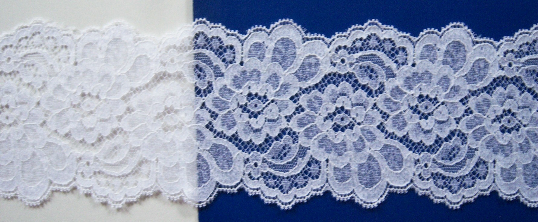White #1144 Nylon 3 1/2" Lace