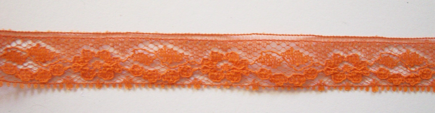 Burnt Orange 5/8" Nylon Lace