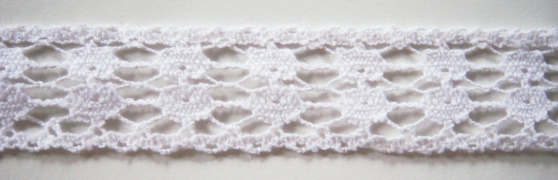 White Cotton 1" Cluny Lace