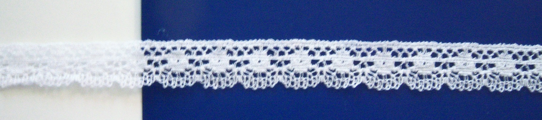 White 3/4" Cluny Lace