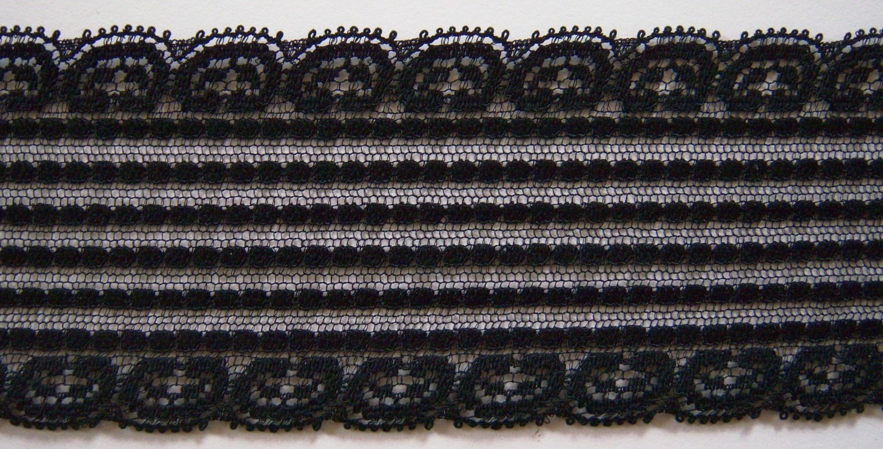 Black 2 1/2" Nylon Lace
