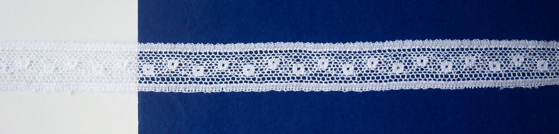 White 5/8" Cluny Lace