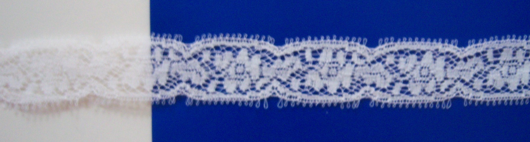 Star White 1" Nylon Lace