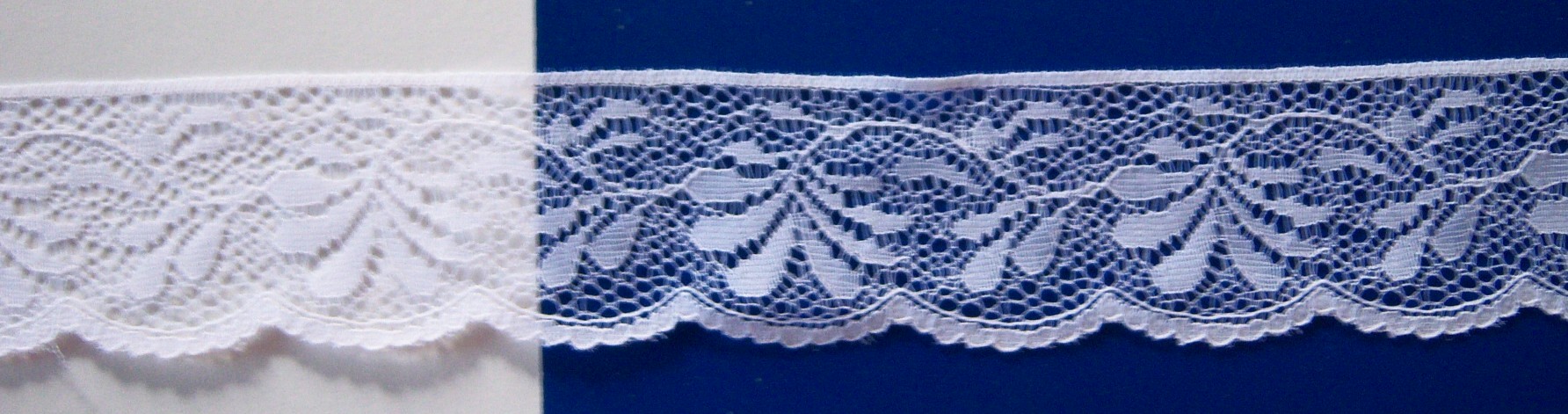 White 1 5/8" Nylon Lace