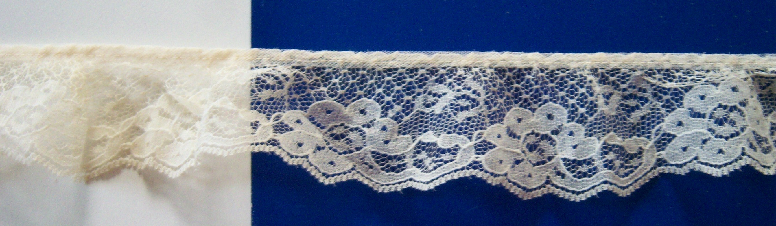 Ivory 1 3/4" Gathered Lace