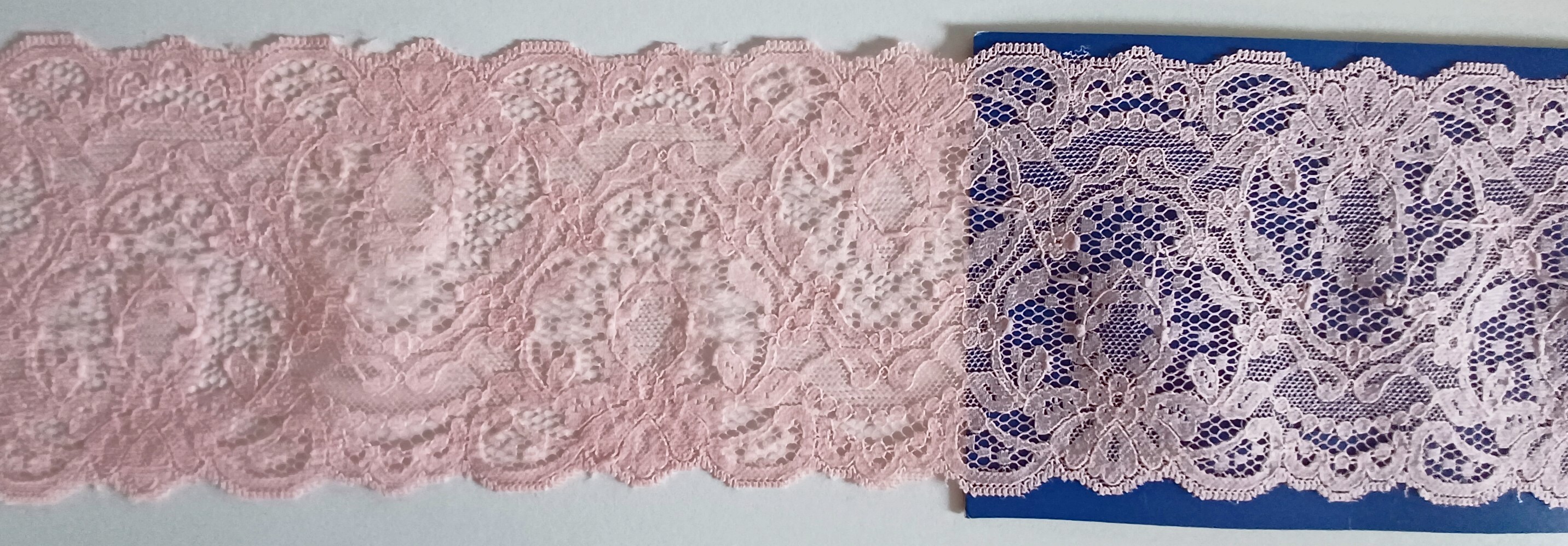 Colonial Pink 4" Gathered Lace
