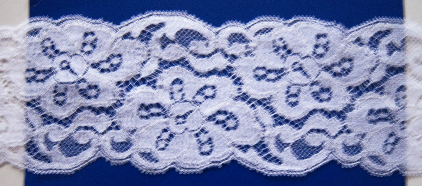 White 3 3/8" Nylon Lace