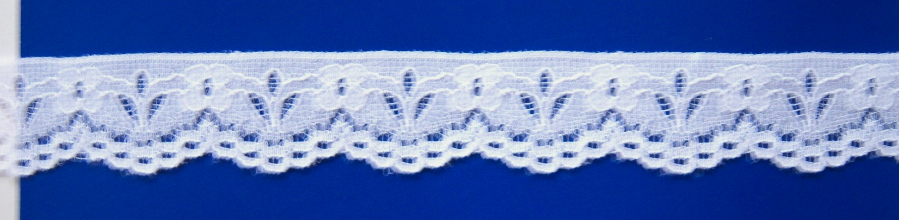 White 1" Nylon Lace
