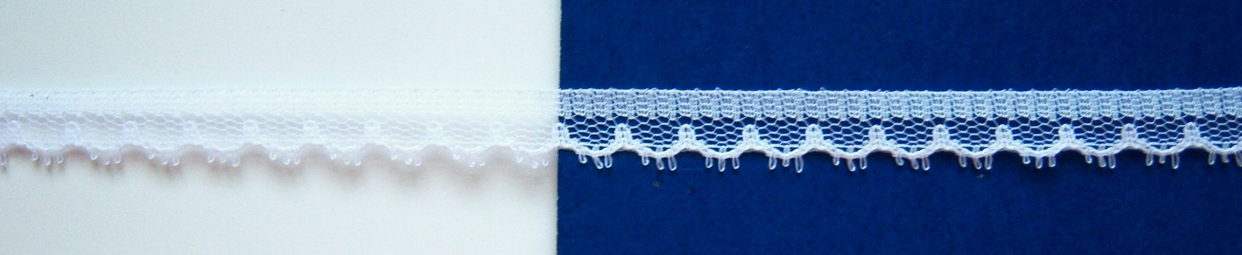 White 3/8" Nylon Lace
