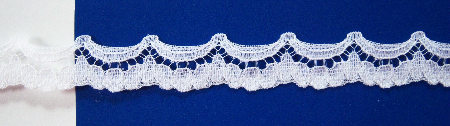 White 3/4" Nylon Lace