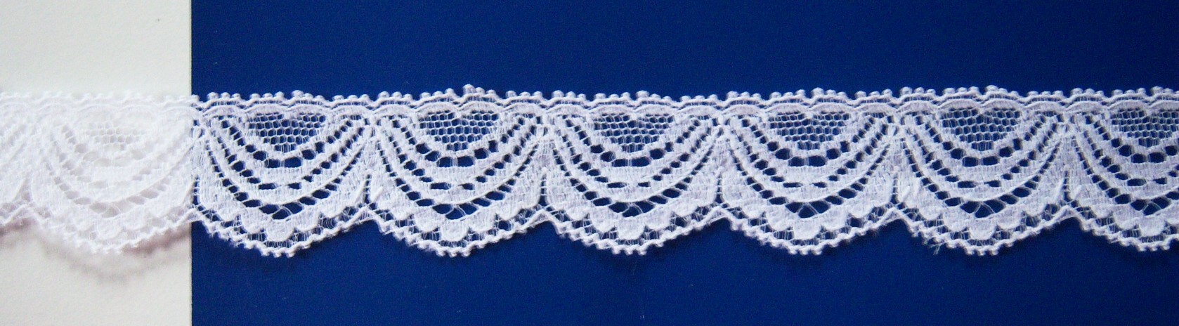 White 1" Nylon Lace