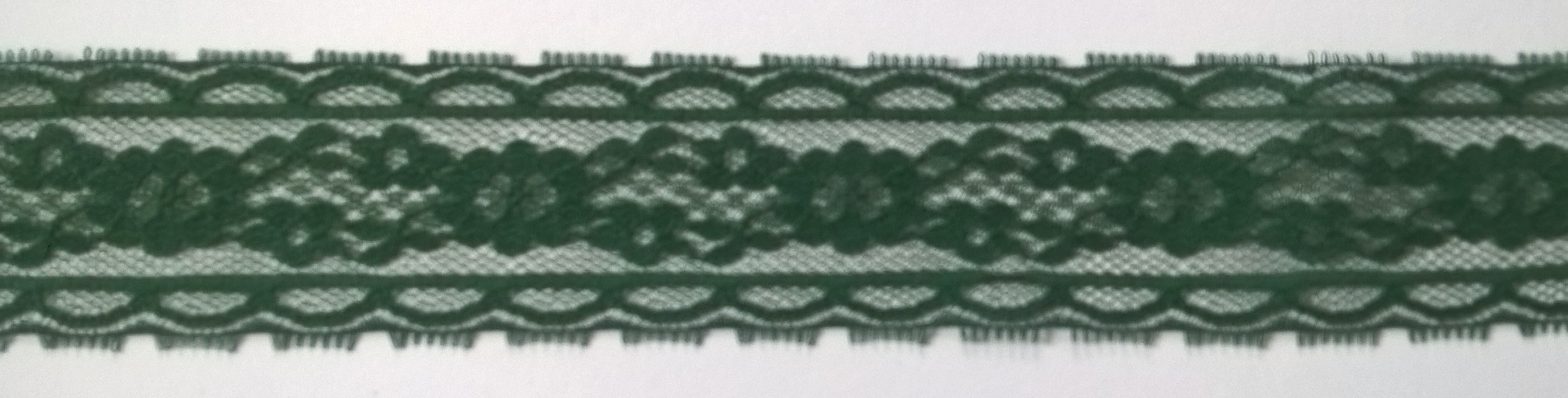 Pine Green 1 1/2" Nylon Lace