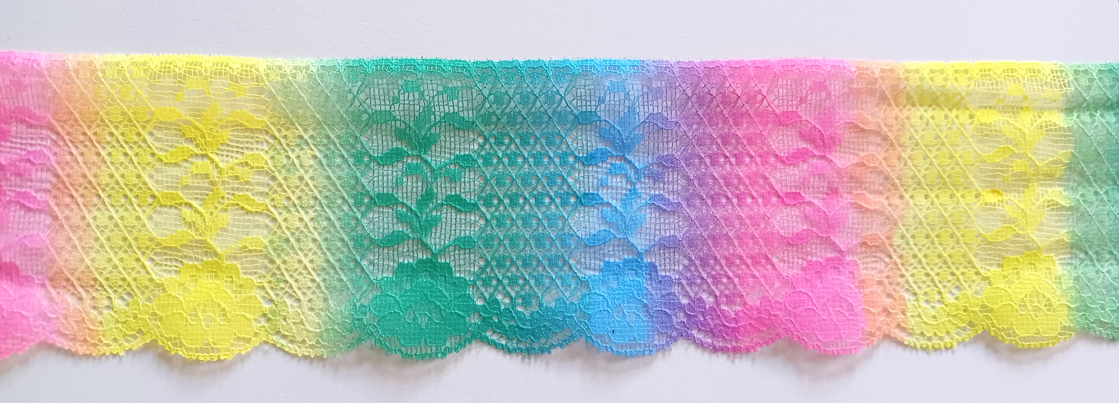 Rainbow 3" Poly Lace
