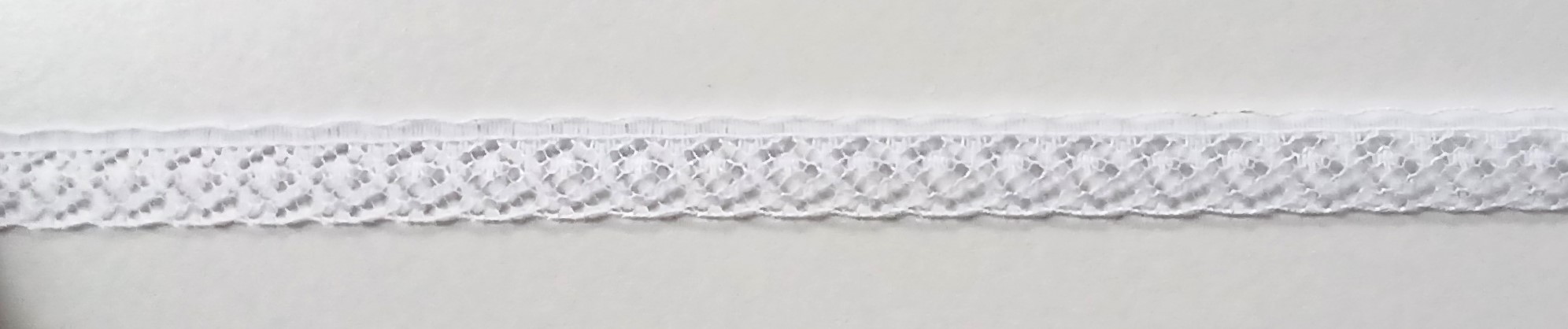White 1/2" Nylon Lace