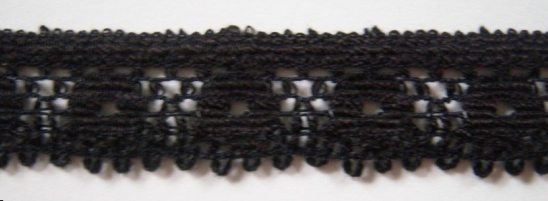 Black 3/4" Nylon Lace