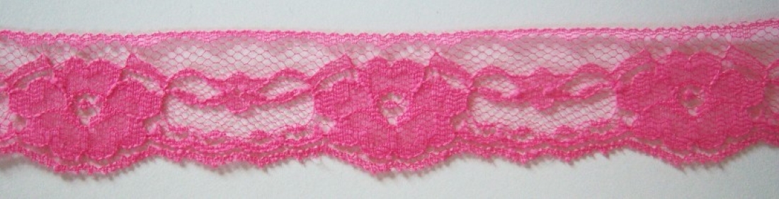 Passion Pink 1 3/8" Lace