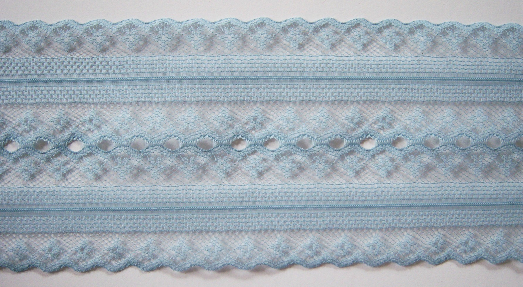 Country Blue 3 7/8" Nylon Lace