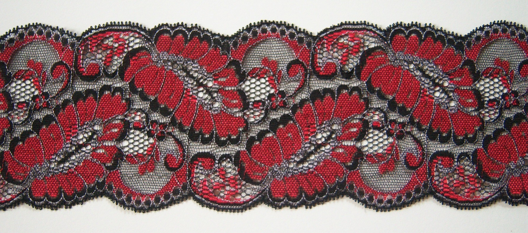 Raval Red/Black 3 1/2" Lace