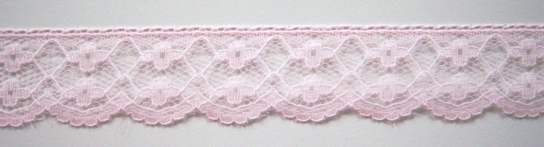 Baby Pink 1 3/16" Nylon Lace