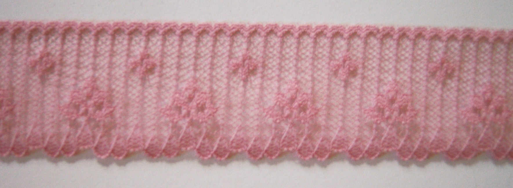 Dusty Rose Stripe 1 1/2" Lace