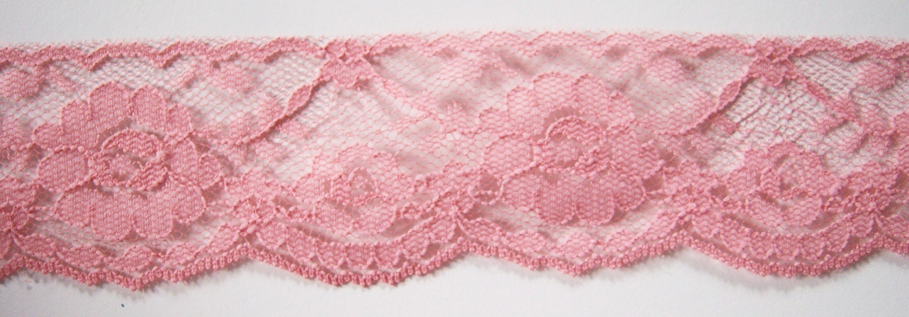 Dusty Rose 1 7/8" Firm Lace