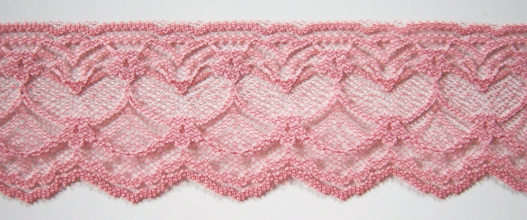 Dusty Rose 1 7/8" Firm Lace