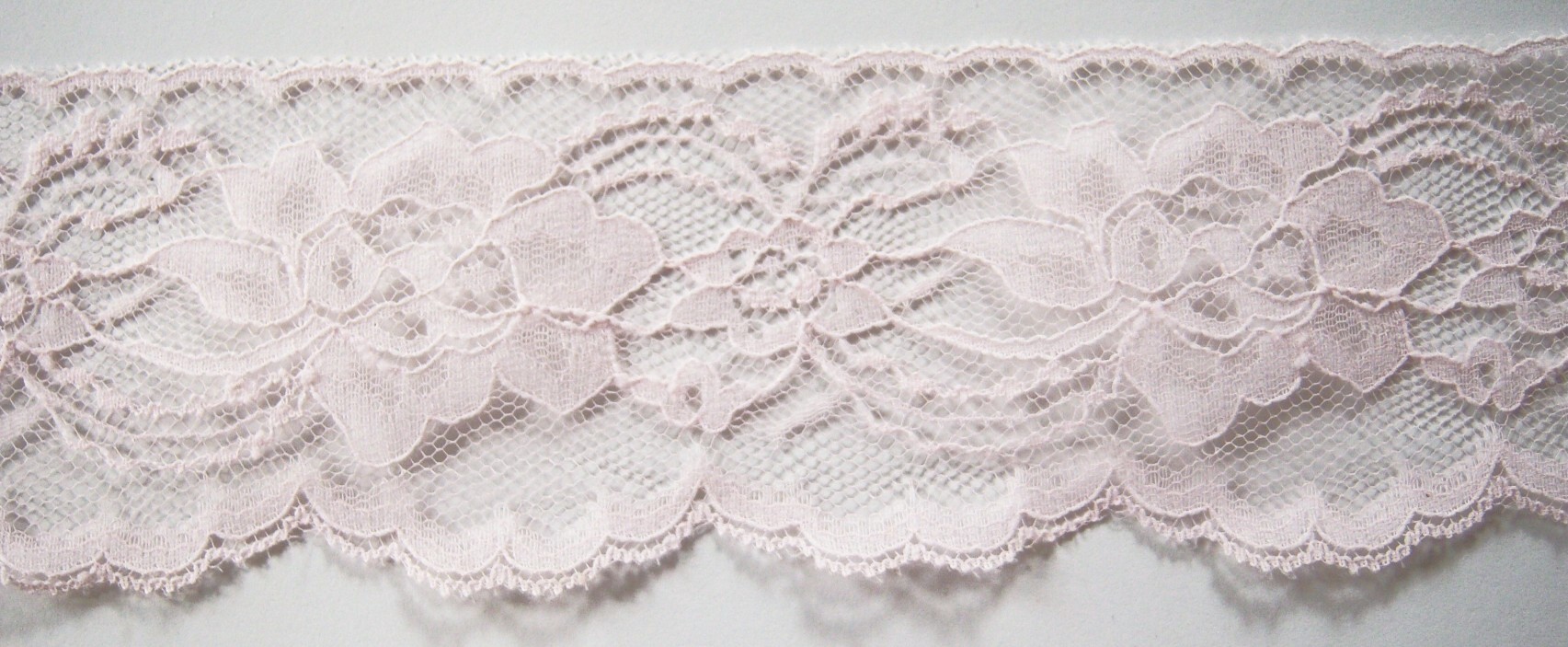 Pale Pink 3" Nylon Lace
