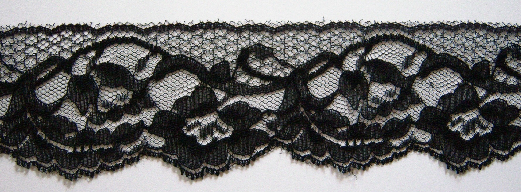 Black 2 1/2" Nylon Lace