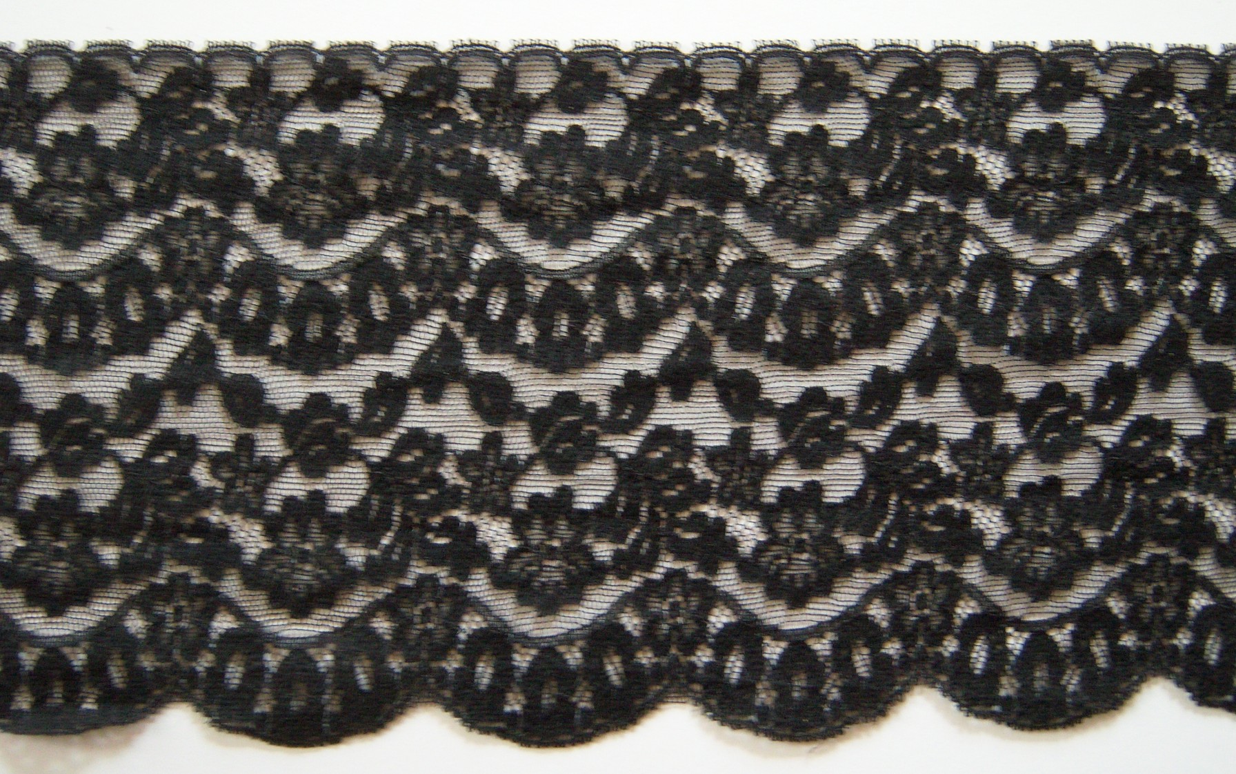 Black 4 3/4" Nylon Lace