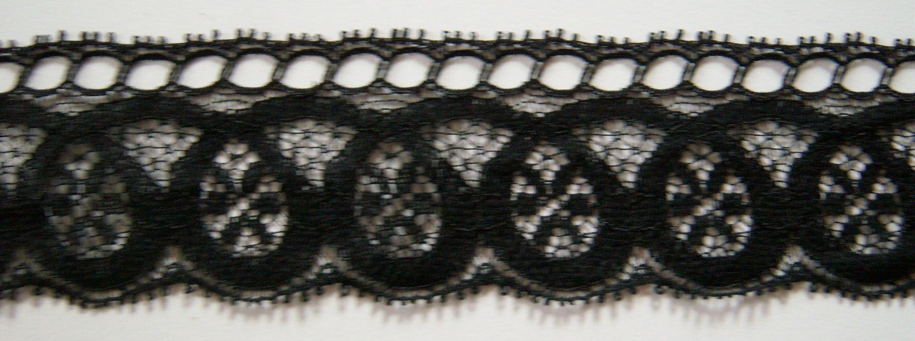 Black 1 1/2" Nylon Lace