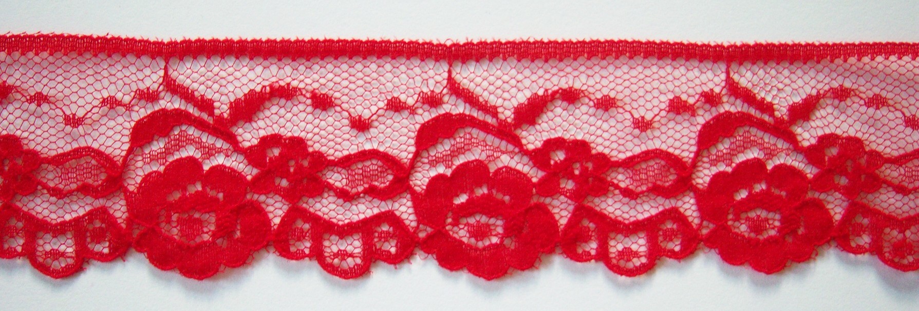 Red 1 3/4" Lace