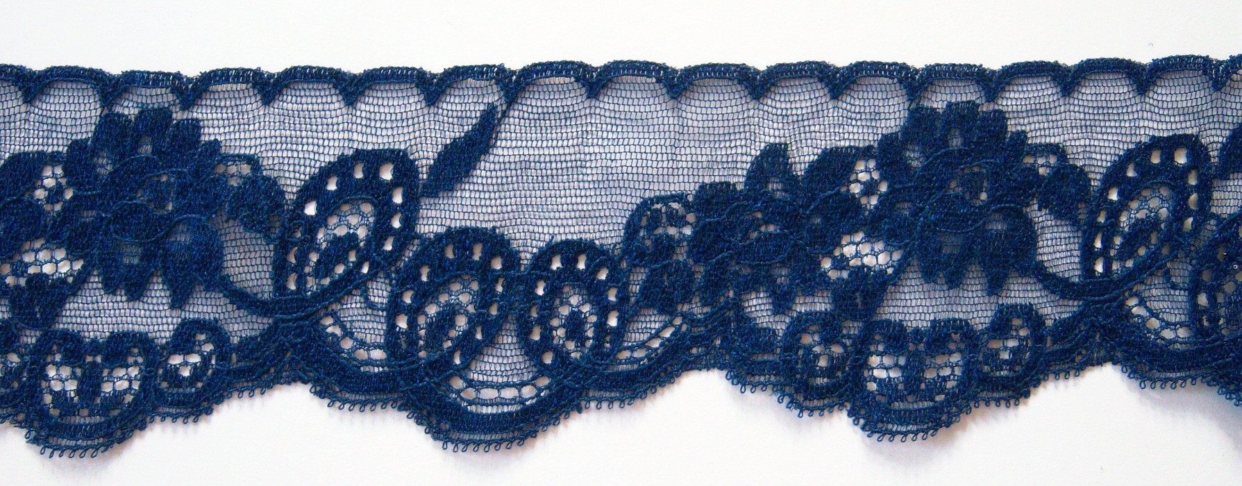 Navy Blue 2 5/8" Nylon Lace