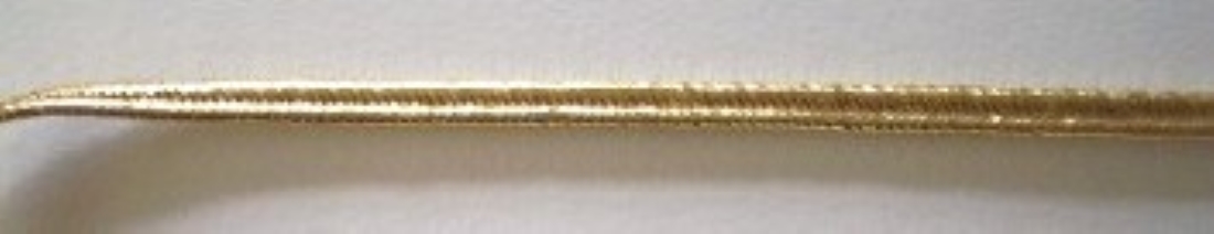 Gold Metallic 1/8" Soutache Cord
