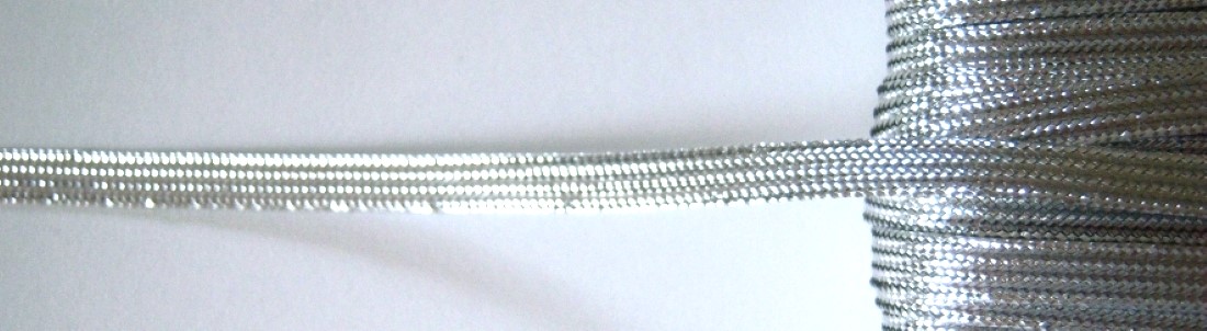 Silver Metallic 1/4" Middy Braid