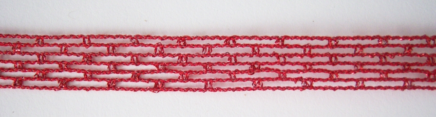 Red Wired Stretch and Shape 1/2" Trim