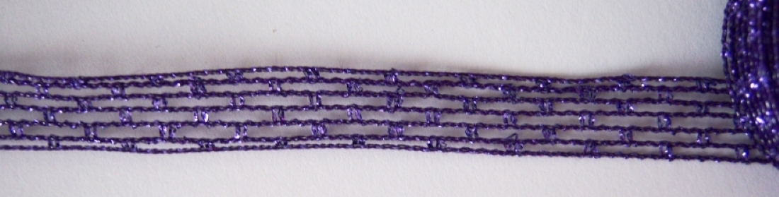 Purple Wired Stretch and Shape 1/2" Trim