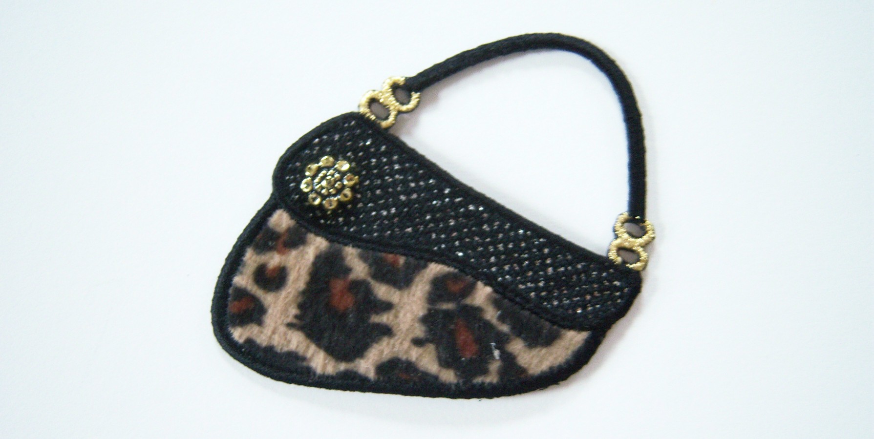 Wrights Leopard Bag Iron On Applique