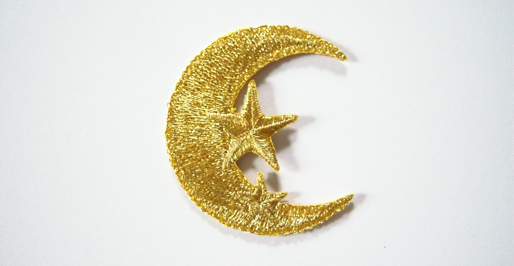 Gold Moon Star Applique