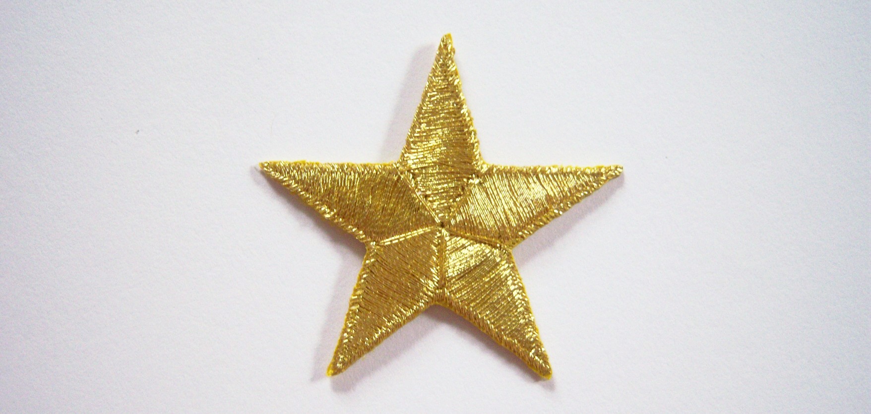 Gold Metallic Star Appliques