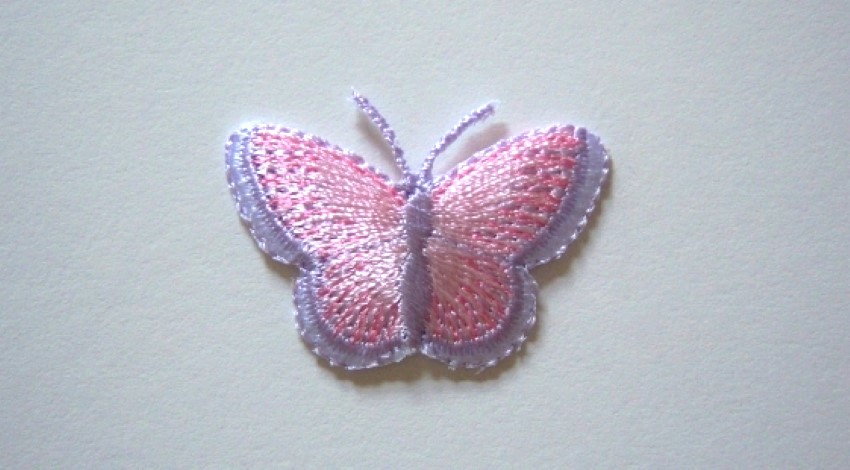 Pink/Orchid 2 Butterfly Appliques