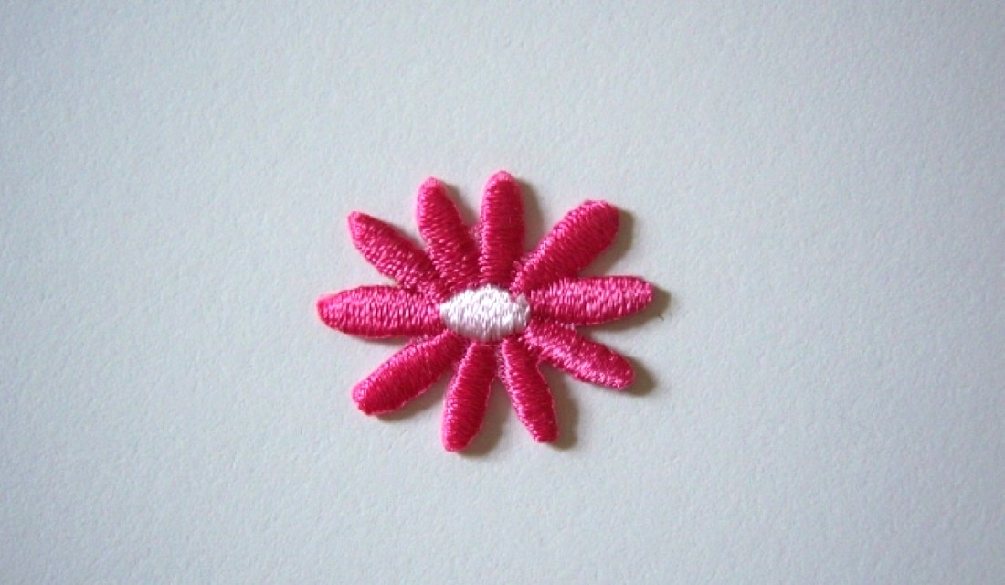 Hot Pink Daisy Appliques