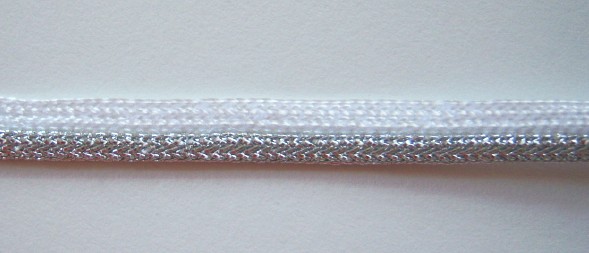 White/Silver 5/32" Piping