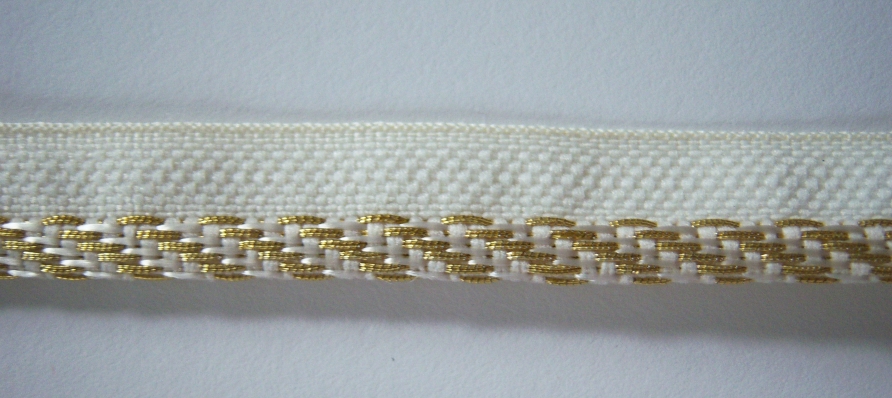 Ivory/Gold 3/16" Piping