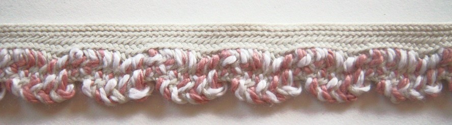 Dusty Rose/Oyster 3/8" Piping