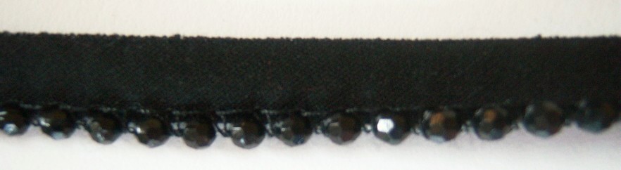 Black/Beads 5/16" Piping