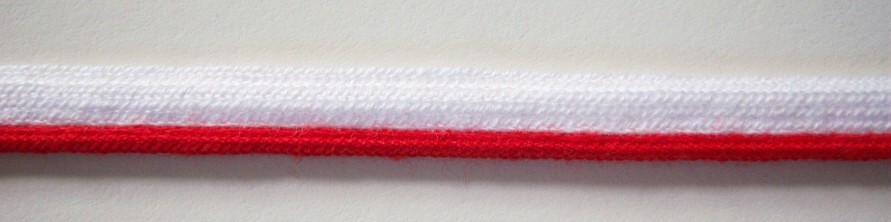 White/Red 1/8" Piping