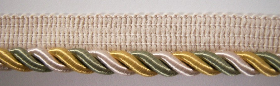 Ivory/Gold/Green 1" Piping